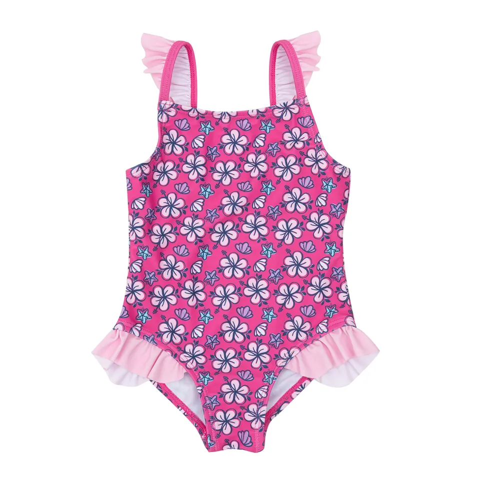 Toys Center Baby costume intero bimba fucsia fiori