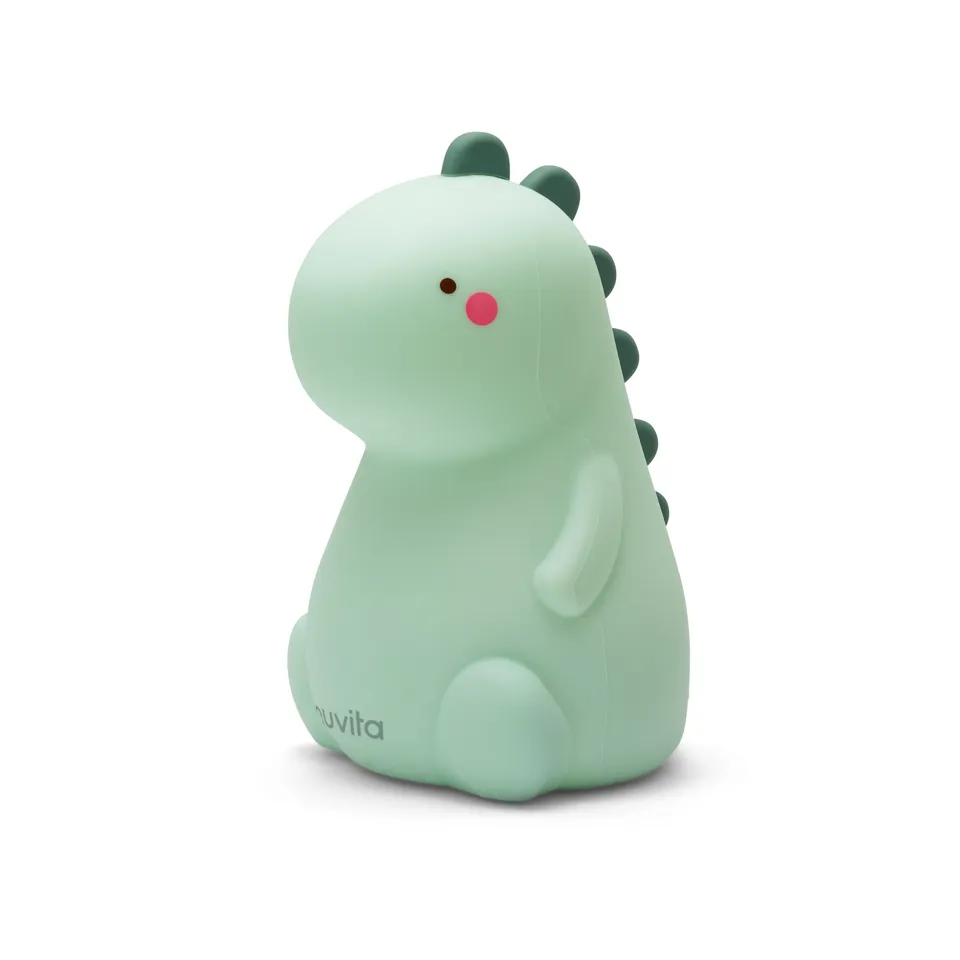 Nuvita 6610 Dino luce notturna verde silicone 3 livelli