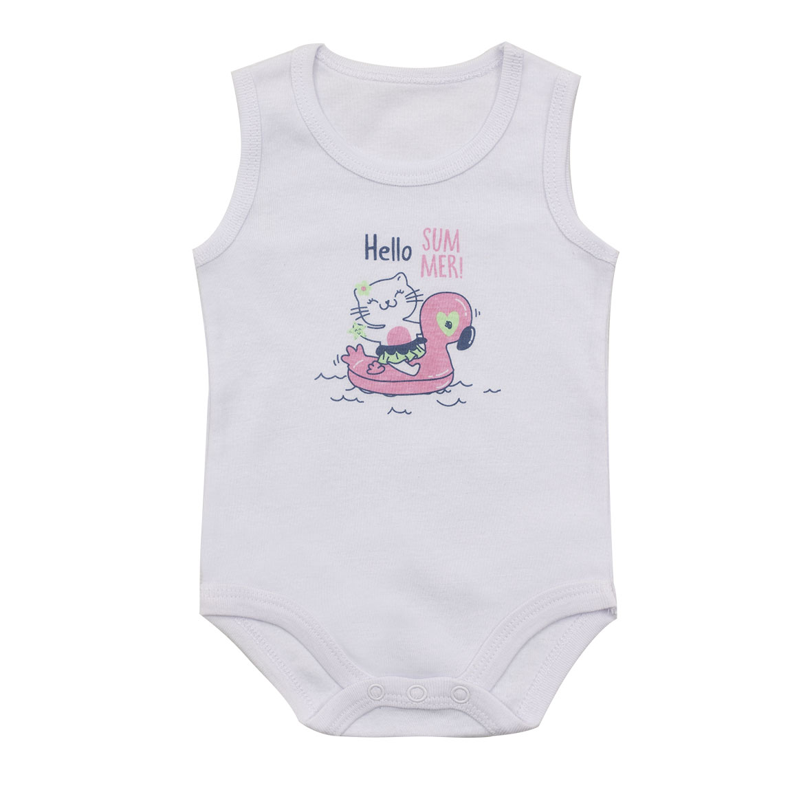 Toys Center Baby Mawi body canotta costina cotone