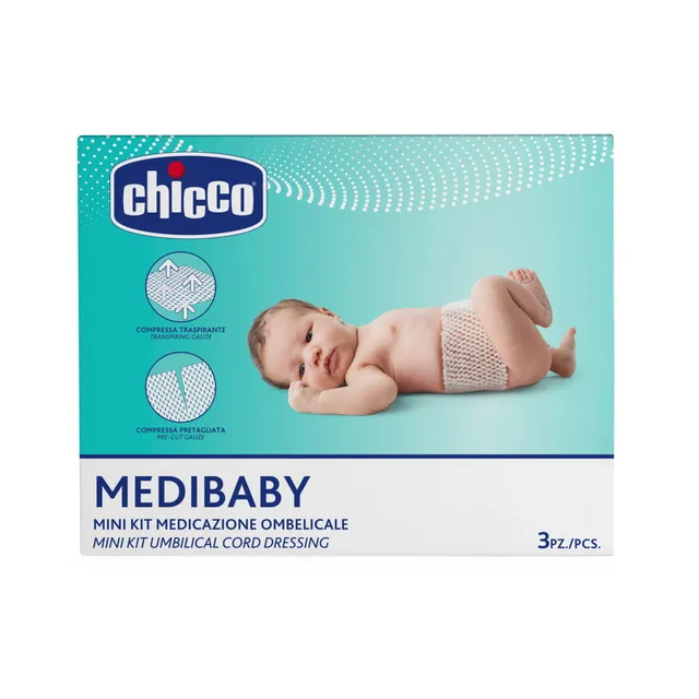 Chicco mini kit medicazione ombelicale traspirante
