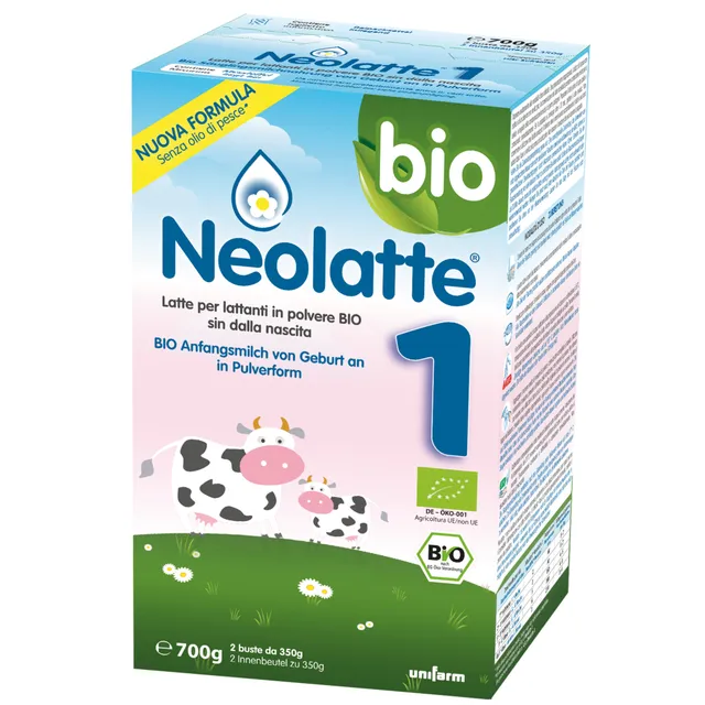 Neolatte 1 Bio Latte in Polvere 2x350g 0-6 Mesi DHA