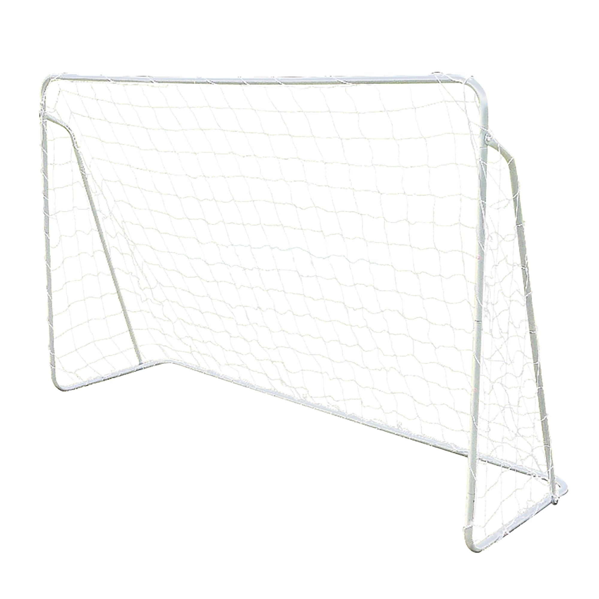 Porta calcio metallo con rete 240x90x150 cm