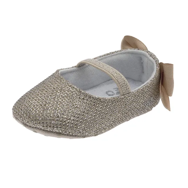 Chicco ballerina neonata oro rosa con fiocco
