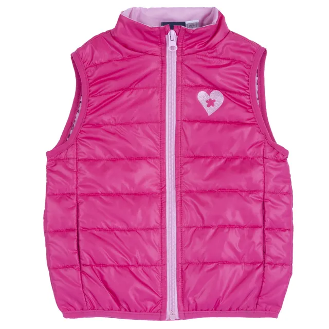 Chicco gilet imbottito smanicato bambina lavabile