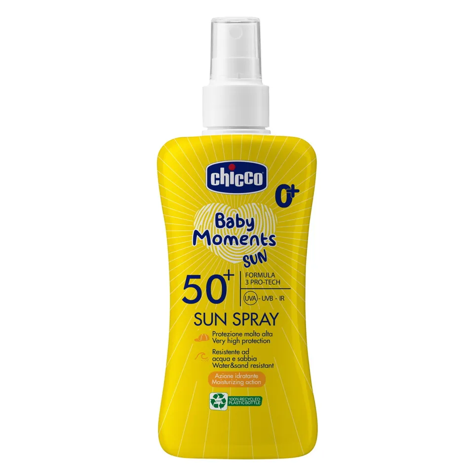 Chicco Latte Solare Baby SPF50+ 150ml Resistente Acqua