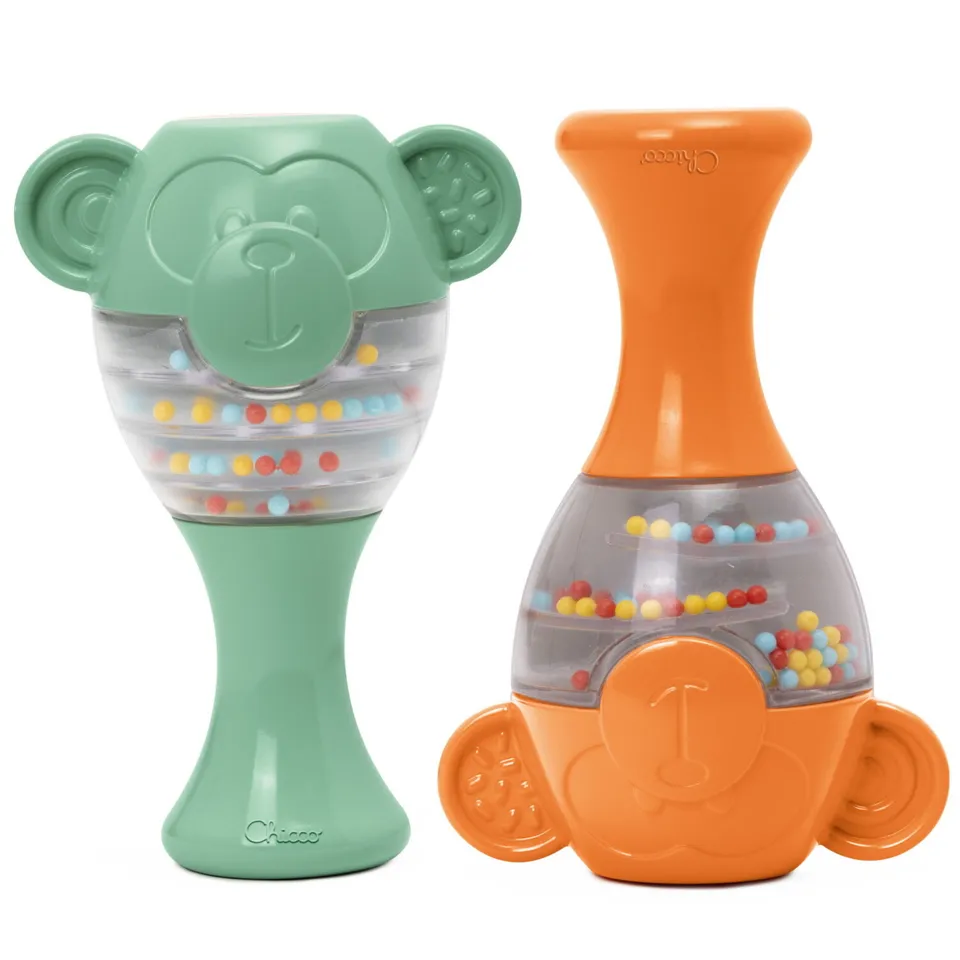 Chicco Eco+ maracas scimmietta sonaglio 6-36 mesi