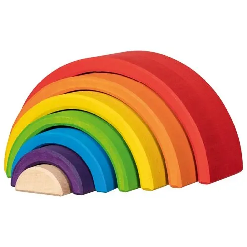 The Dida Piccolo Arcobaleno costruzioni legno 7 pezzi