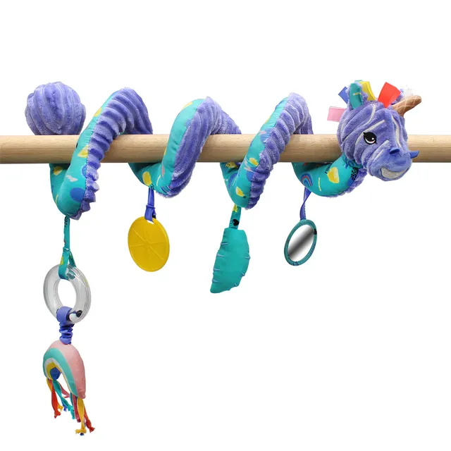 Les Déglingos Kiprokos Spirale Attività Zebra Viola