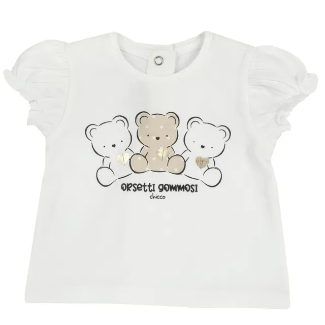 Chicco maglietta bambina maniche corte cotone