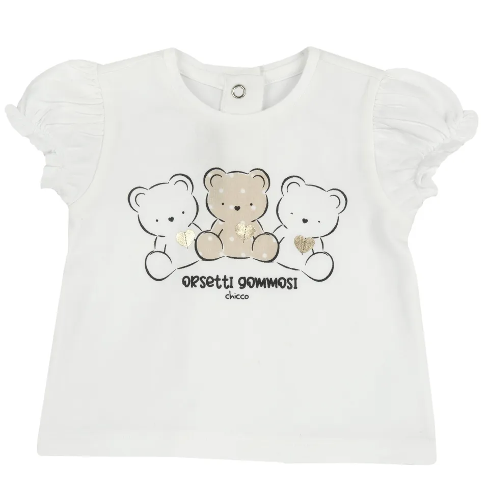 Chicco maglietta bambina maniche corte cotone