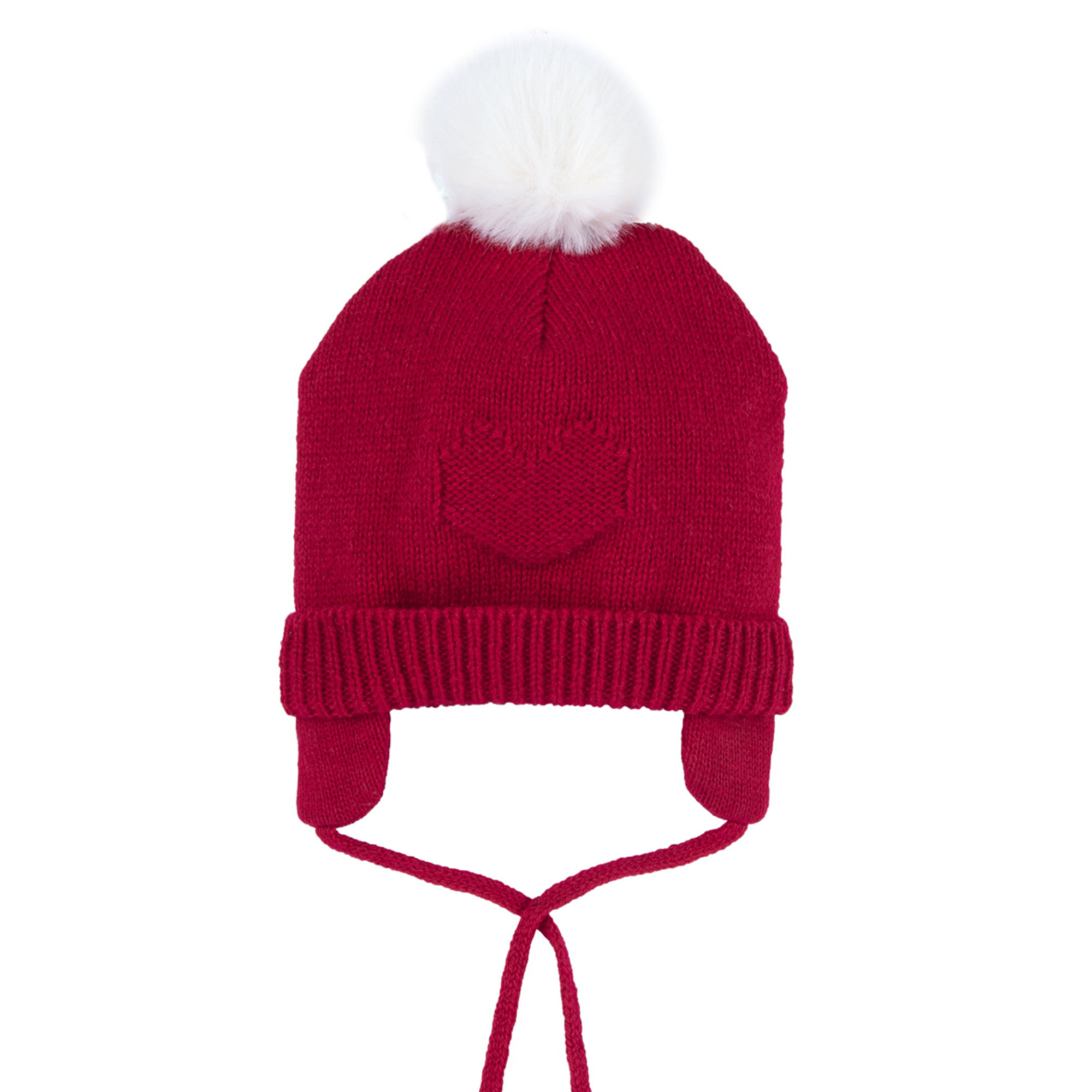 Chicco cappellino neonato con pon-pon e paraorecchie