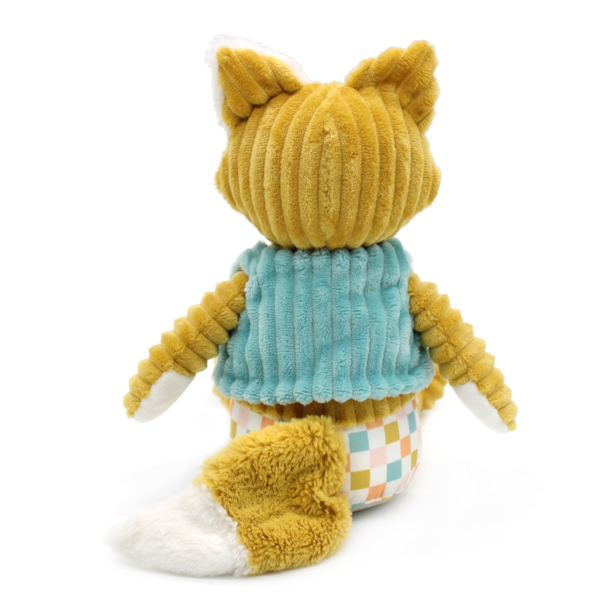 Les Deglingos Originals Cyranos Peluche Volpe Giallo Senape 25 cm