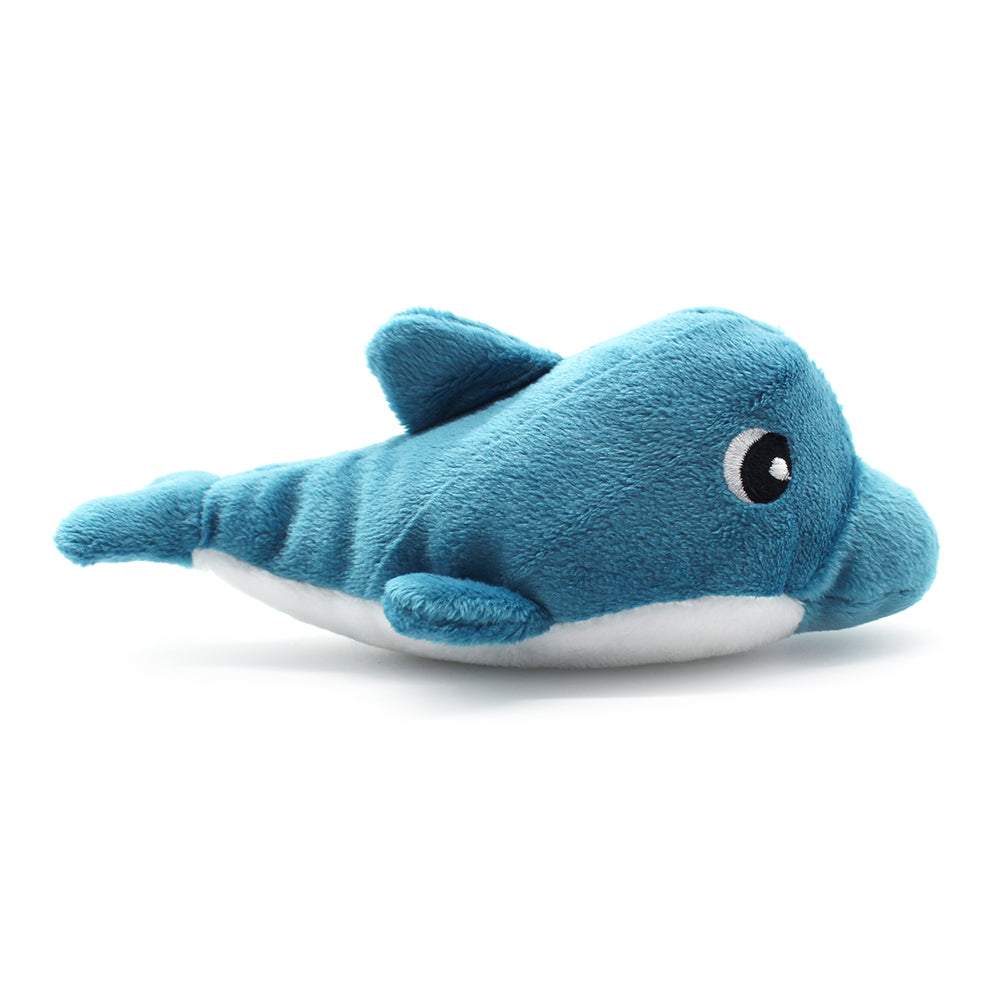 Les Deglingos Ptipotos Tofou peluche delfino blu 50 cm