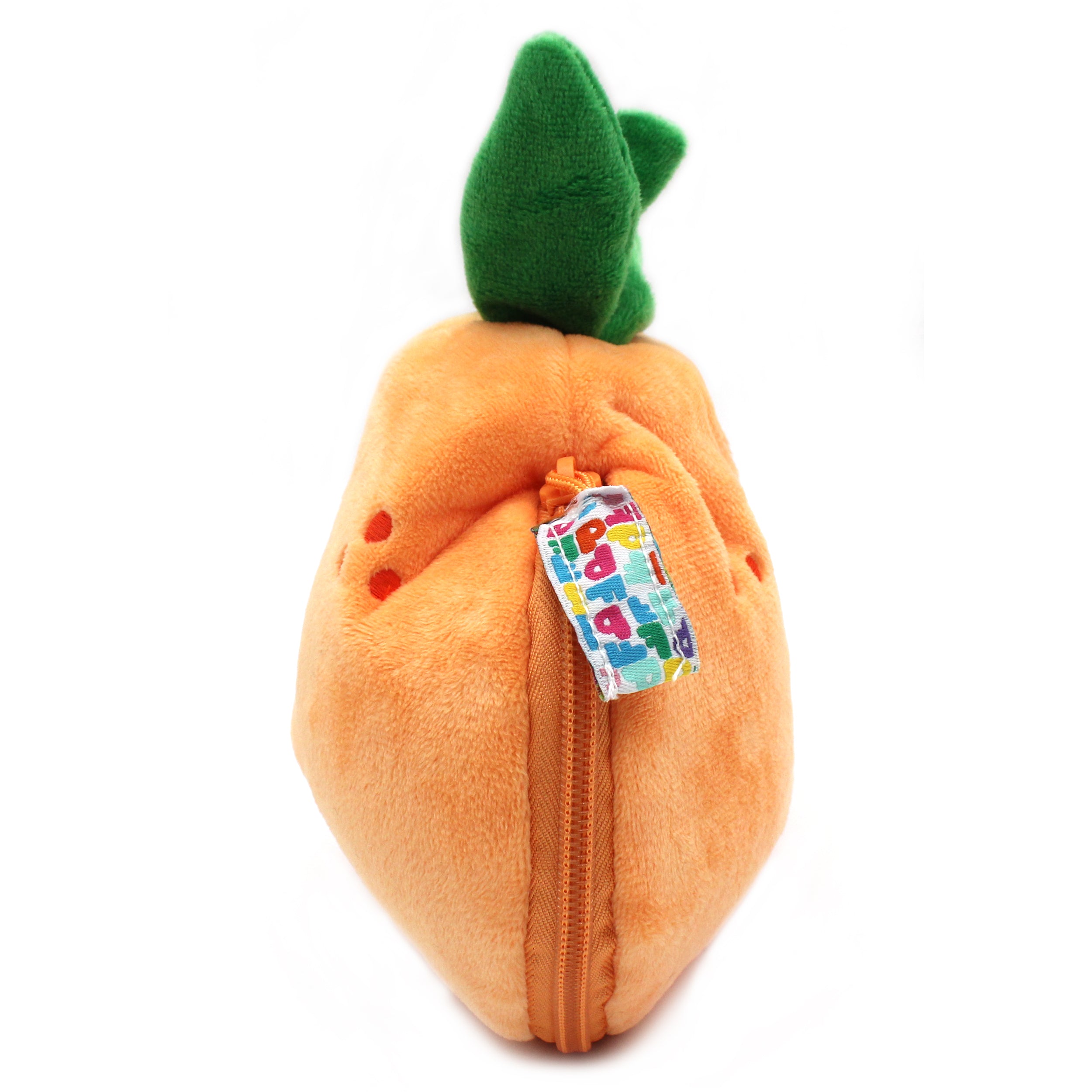 Les Deglingos Flipetz Buzzet peluche ape mandarino reversibile