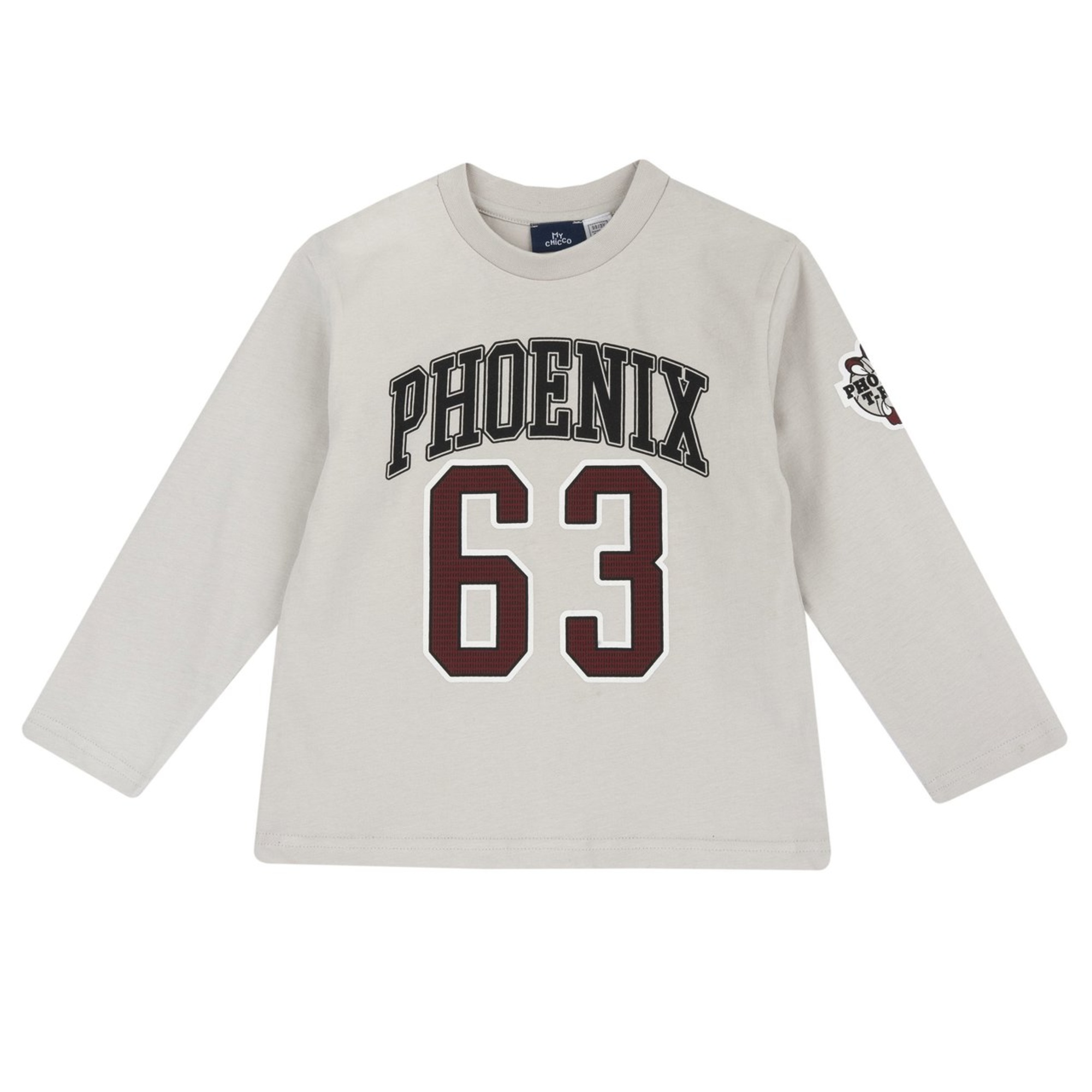 Chicco maglietta manica lunga beige Phoenix jersey cotone