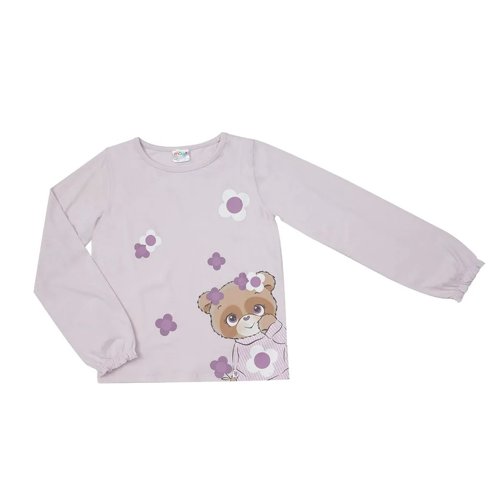 Mawi maglia jersey bimba lilla manica lunga