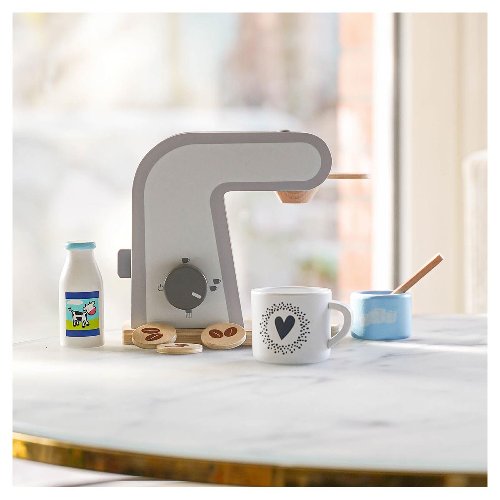 The Dida Cafetera macchina caffè giocattolo legno 13 pezzi