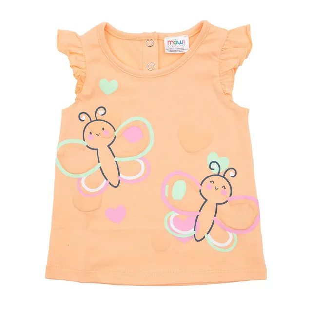 Toys Center Baby Canottiera Jersey bimba pesca stampa farfalle