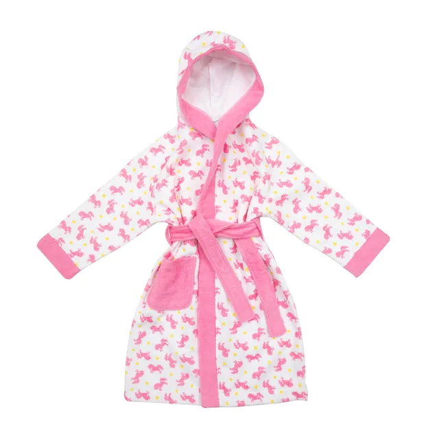 Toys Center Baby Unicorno Accappatoio Bimba Cotone Bianco