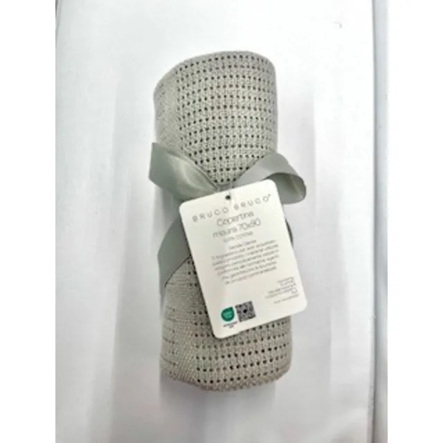 Ellepi coperta maglia 70x90 verde morbida