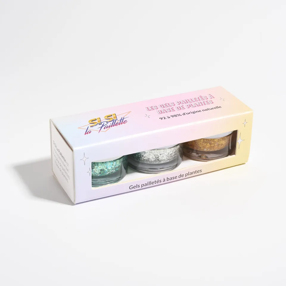 Si Si La Paillette Gel Solaire glitter gel biodegradabile