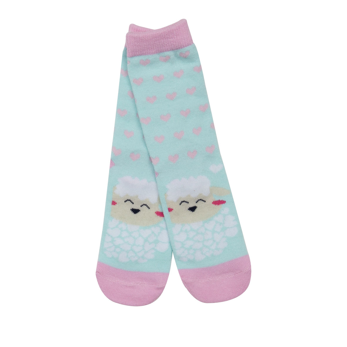 Toys Center Baby calze antiscivolo bimba pecorella azzurro/rosa