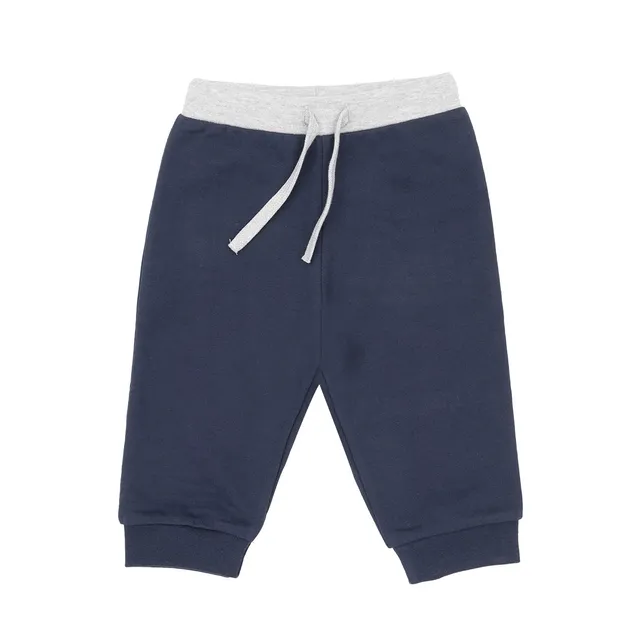 Toys Center Baby French Terry pantalone bimbo blu scuro
