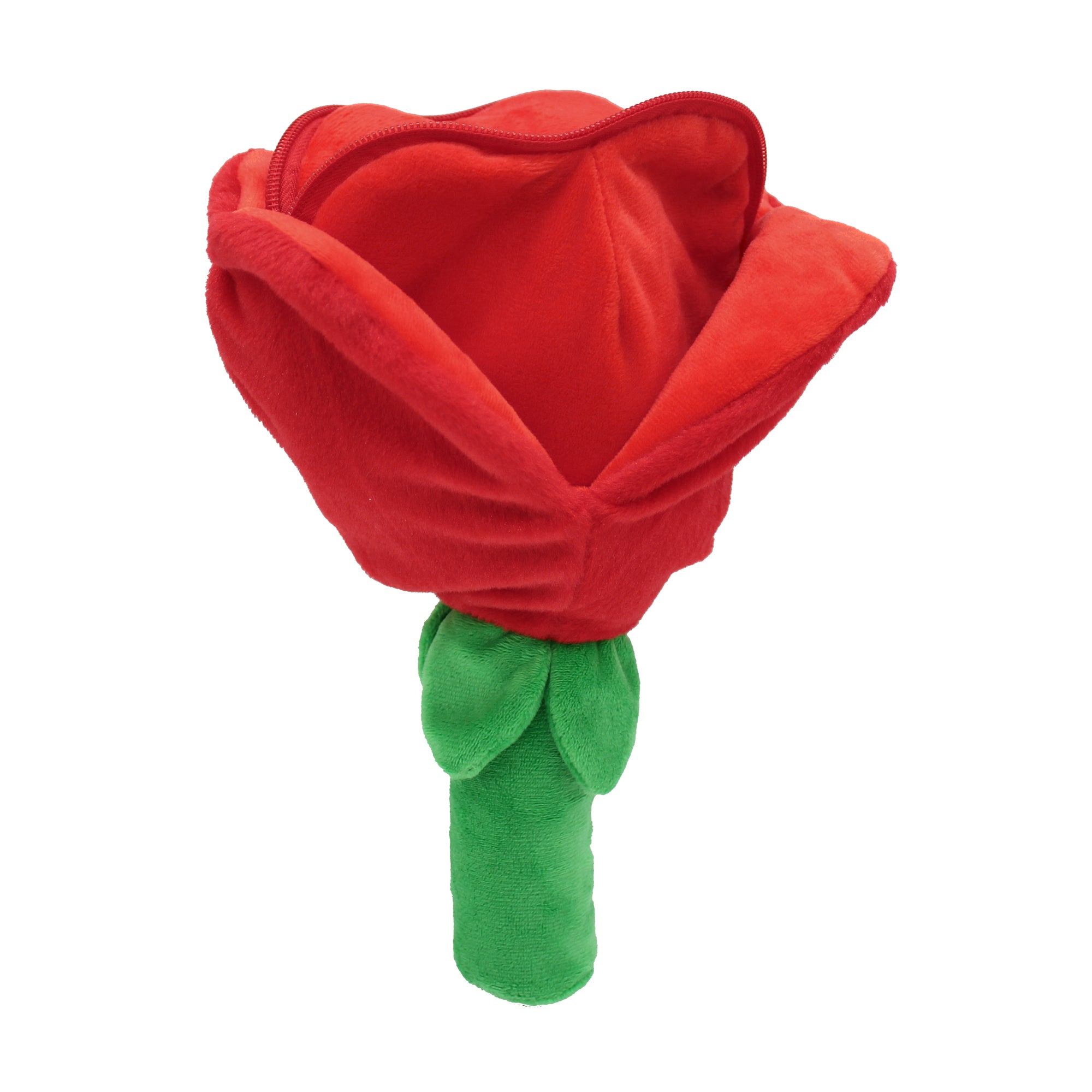 Les Déglingos Flipetz peluche cuore fiore rosso reversibile