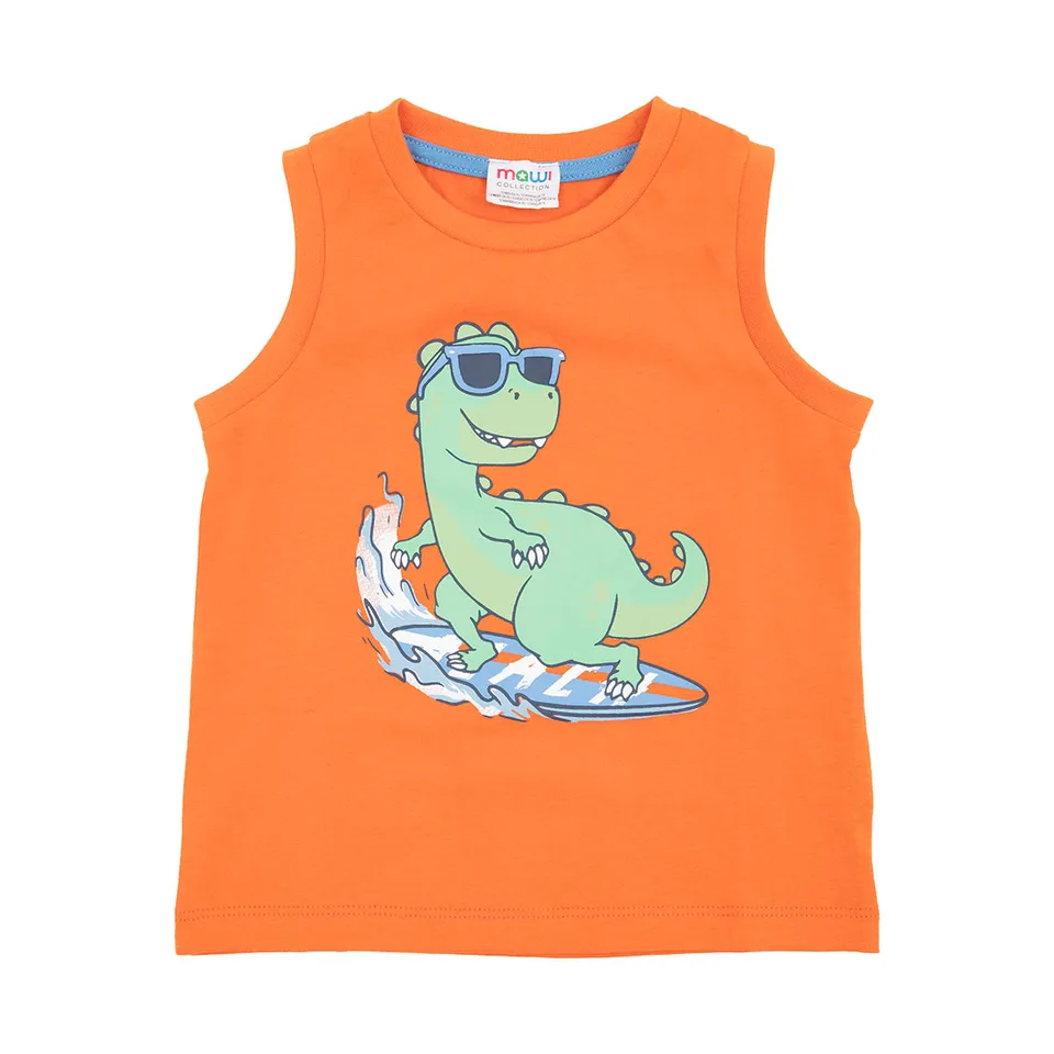 Toys Center Baby Canottiera Bimbo Jersey Arancio Dino