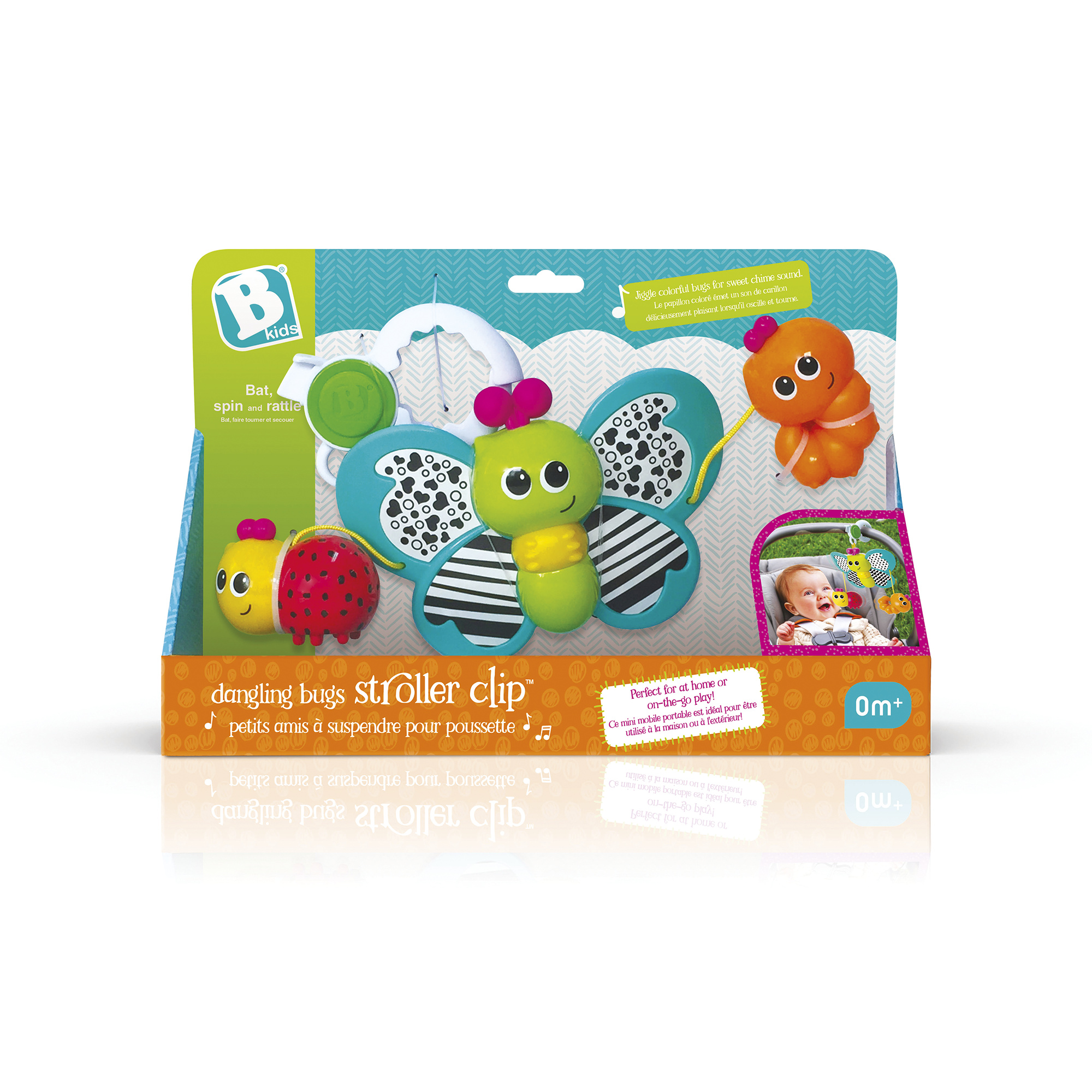 B-Kids Farfalla sonaglio passeggino