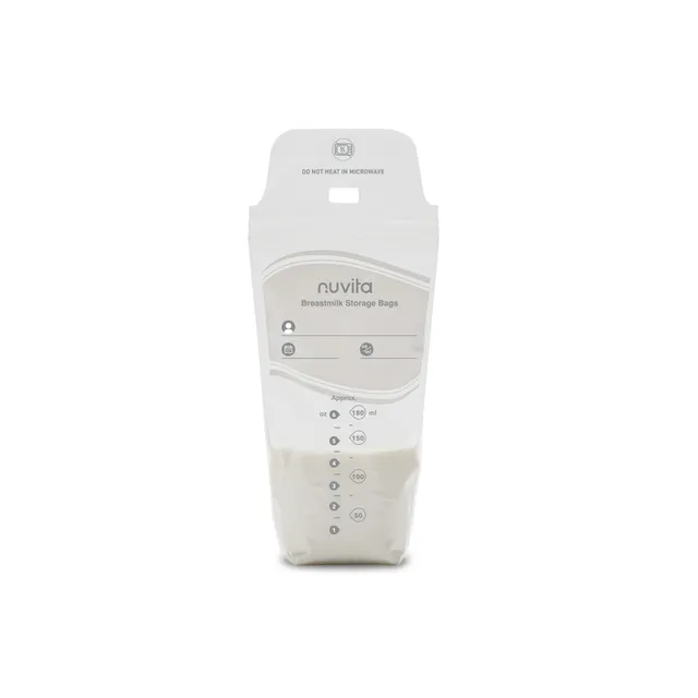 Nuvita 1253 sacchetti latte materno 25 pz 180 ml senza BPA