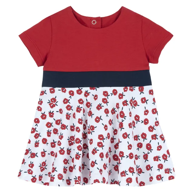 Chicco Vestito Neonata Maniche Corte in Cotone Leggero