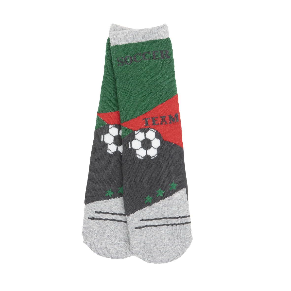 Calze antiscivolo bimbo soccer grigie pesanti