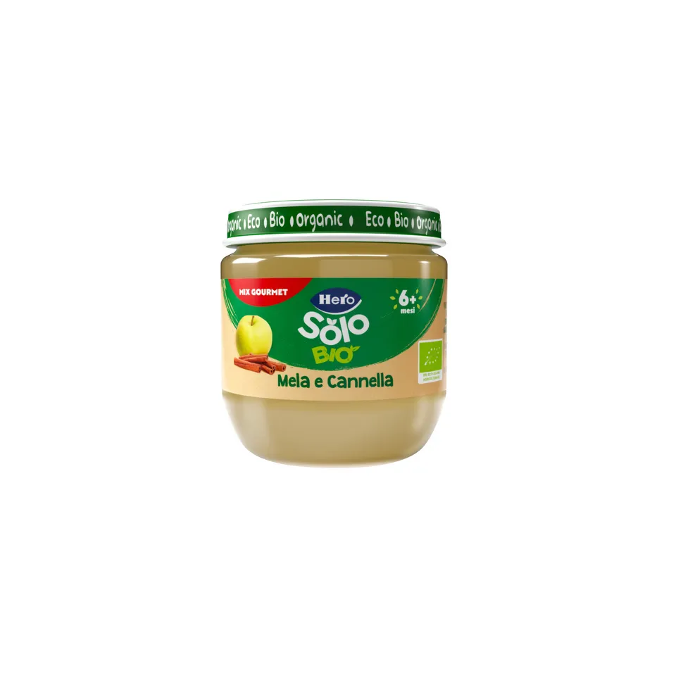 Hero Solo omogeneizzato mela e cannella 120 g bio
