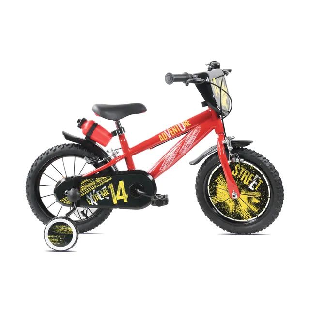 Toys Center Baby Adventure Bici 14 Pollici Rossa Rotelle