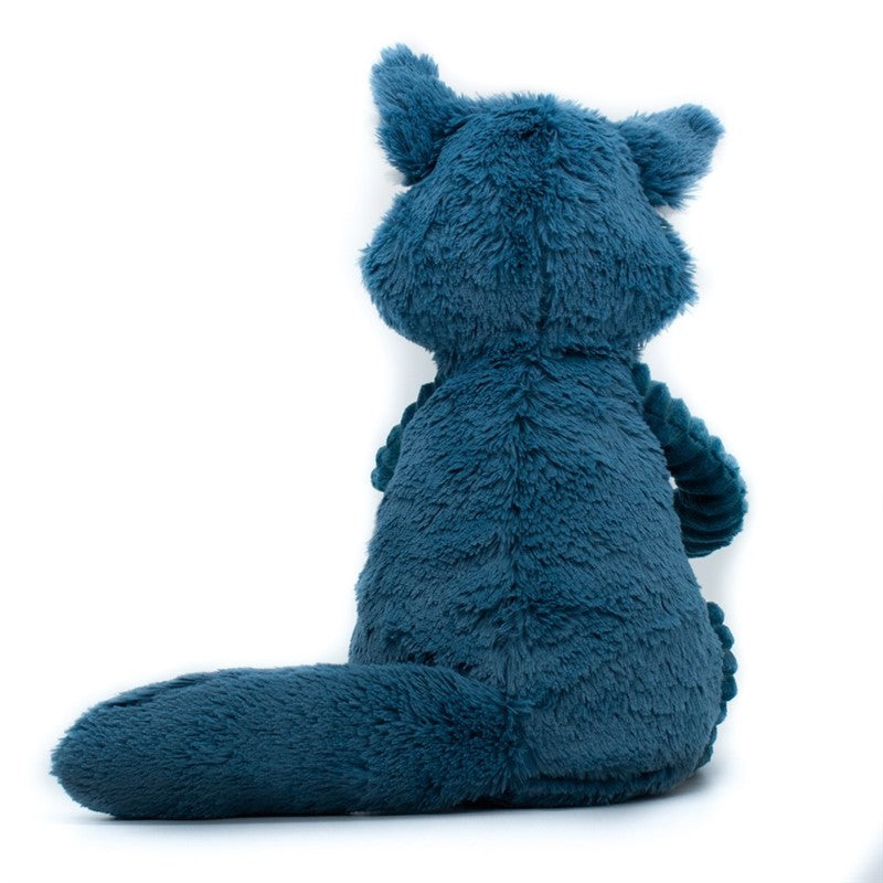 Les Deglingos Ptipotos Netoitou peluche procione blu 26 cm