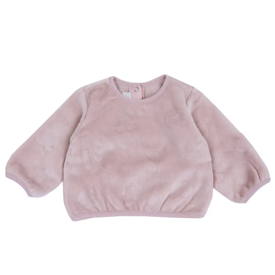 Chicco Felpa Pellicciotto Rosa Cuori a Rilievo