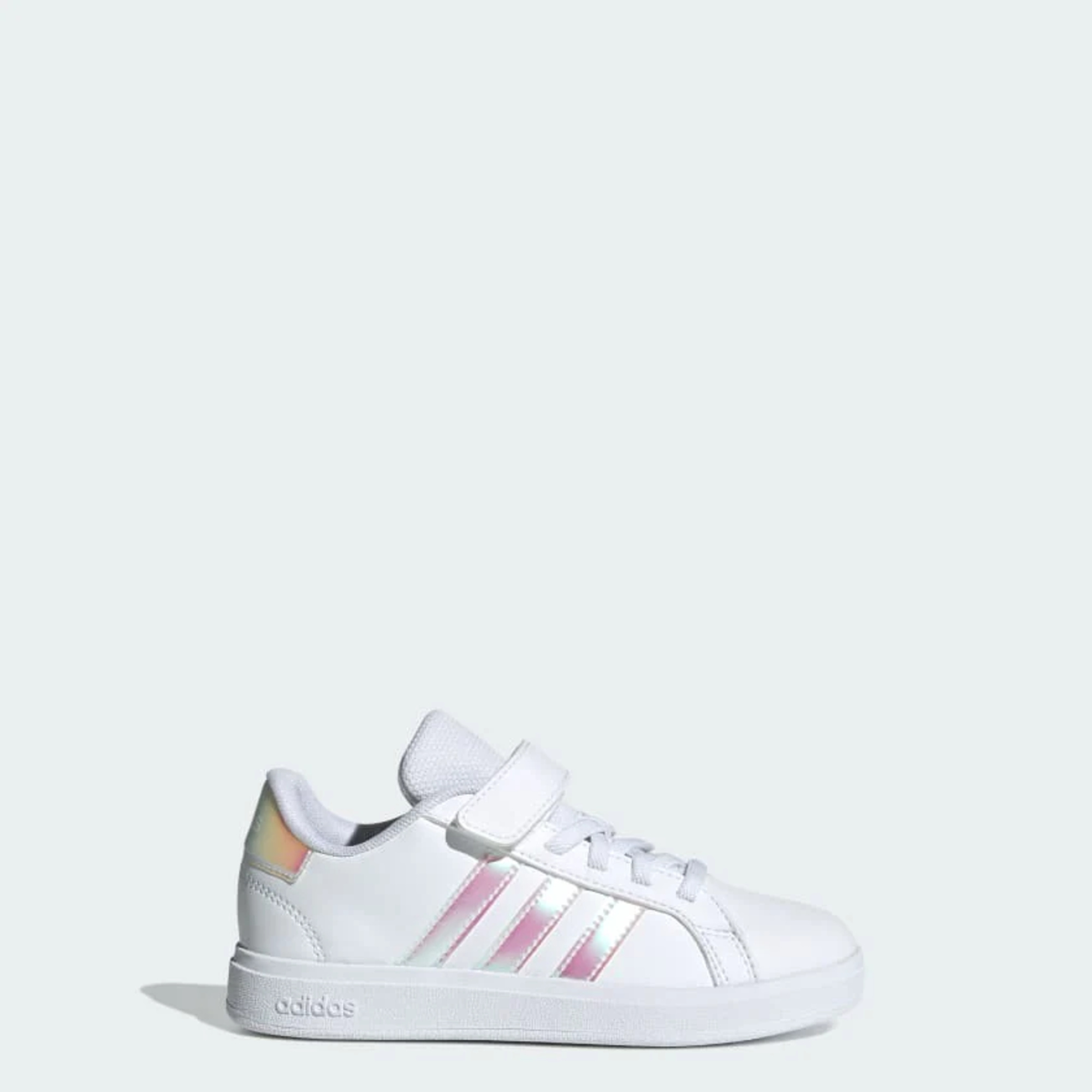 Adidas Grand Court 2 sneaker bambina bianco strappo IE3851