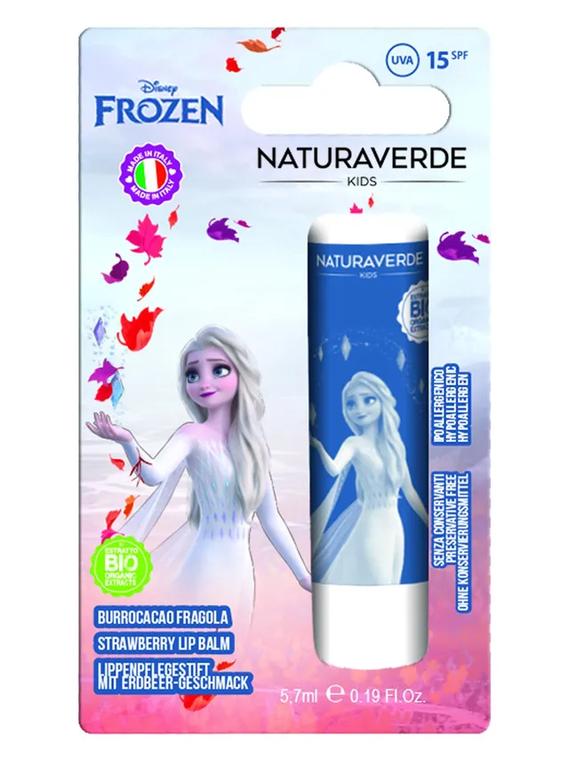Disney Frozen Burrocacao fragola SPF15 5,7 ml
