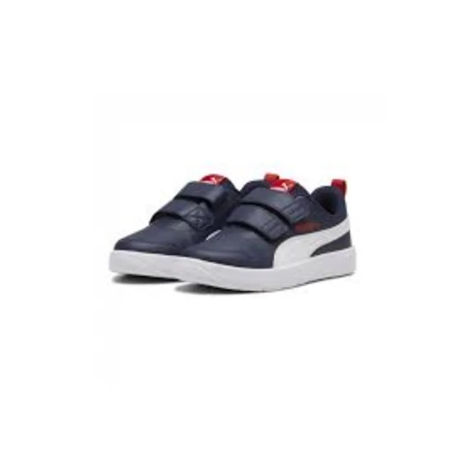 Puma Courtflex V3 V PS Sneakers Bimbo Blu Scuro