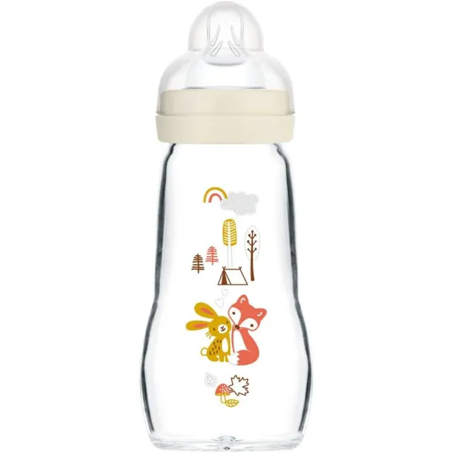 MAM Feel Good biberon vetro 260 ml neutro