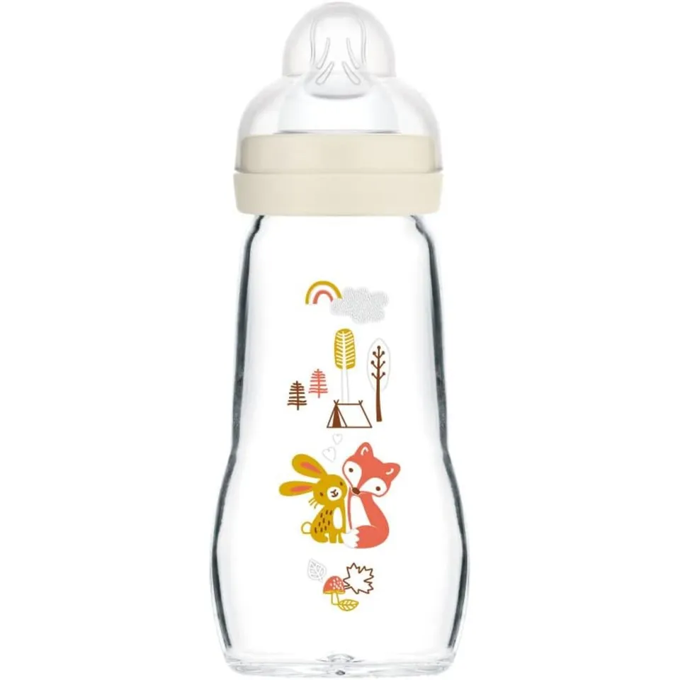 MAM Feel Good biberon vetro 260 ml neutro