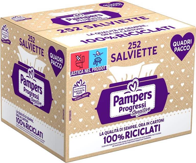 Pampers Progressi Salviette Sensitive 252 pz delicate