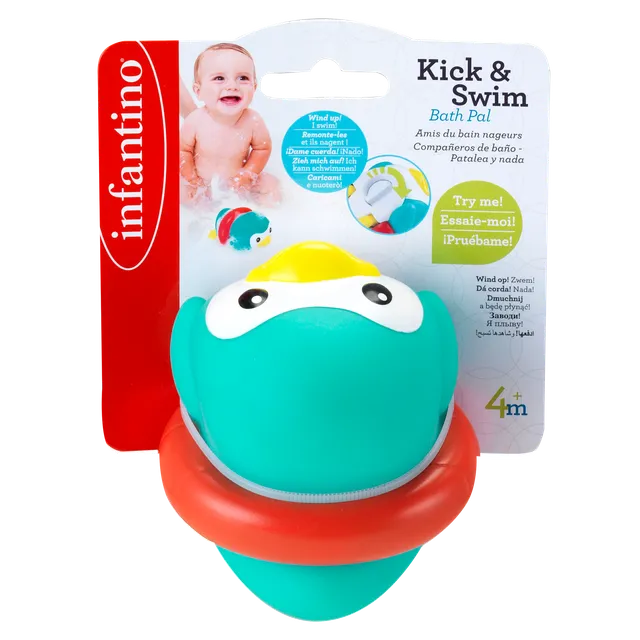 Infantino pinguino gioco bagnetto a carica