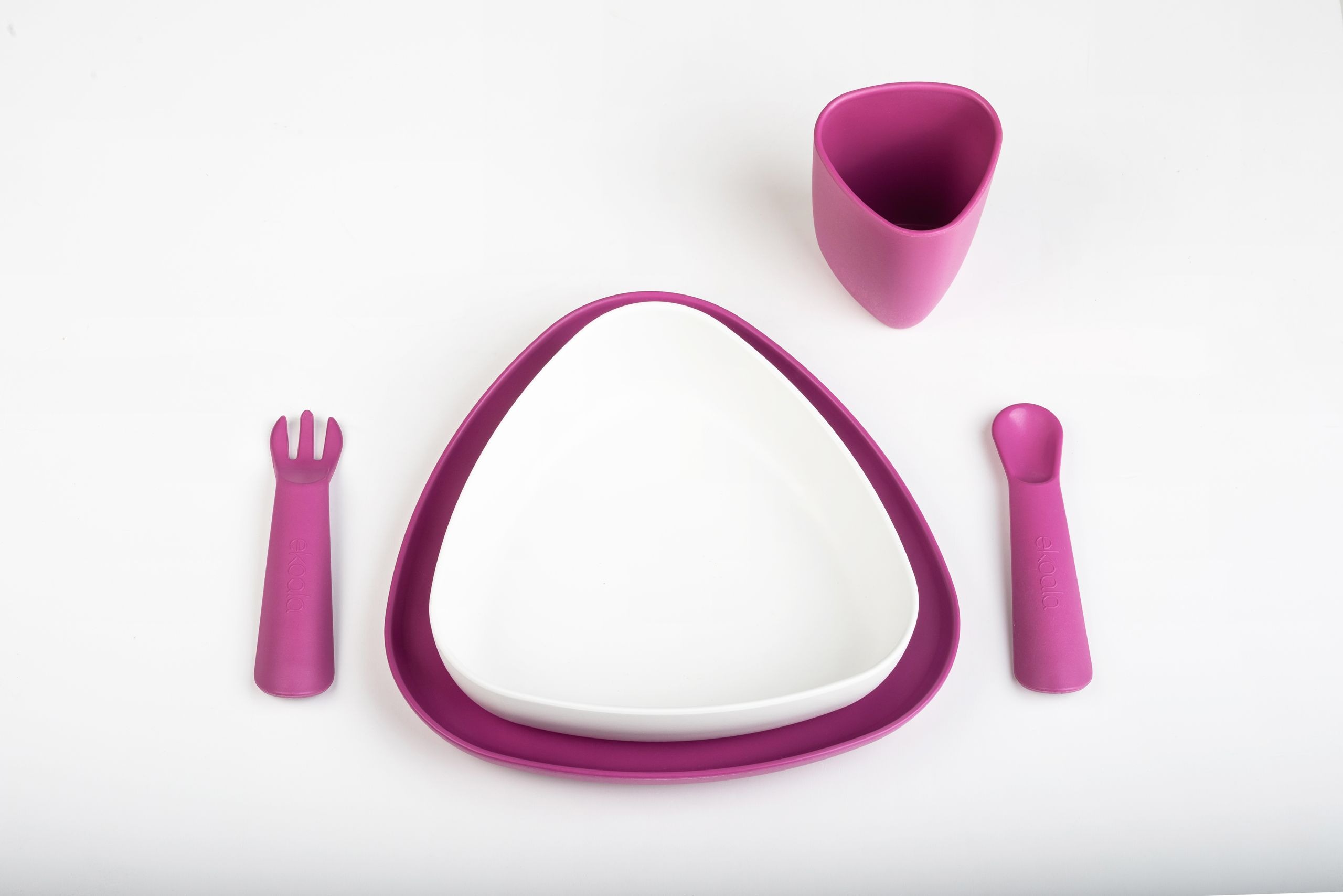 eKoala Set Pappa set pappa rosa biodegradabile