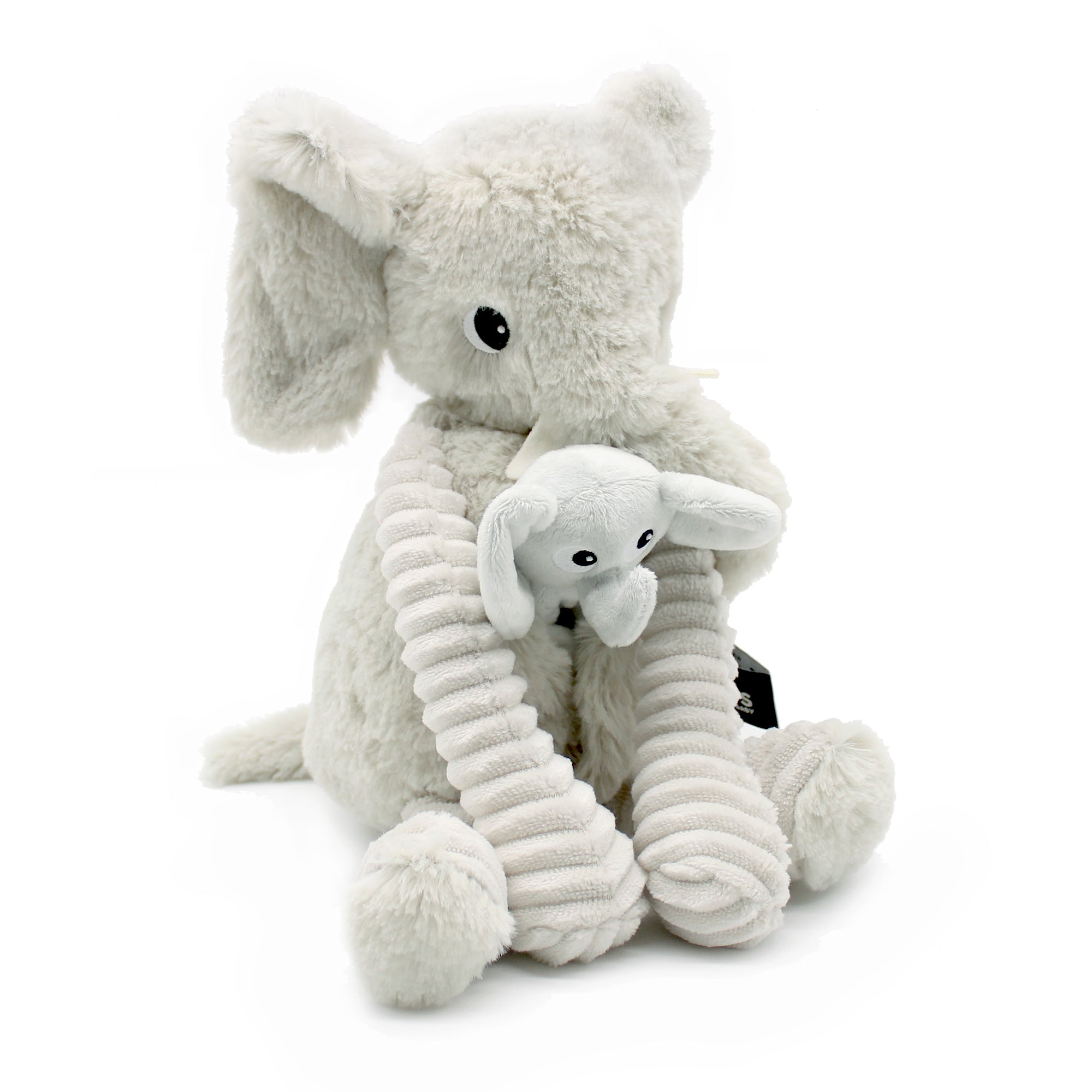 Les Deglingos Ptipotos Dimoitou peluche elefante grigio 35 cm