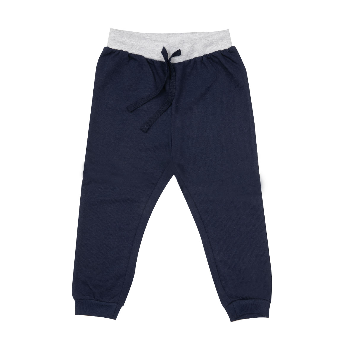 Mawi pantalone tuta blu french terry elastico