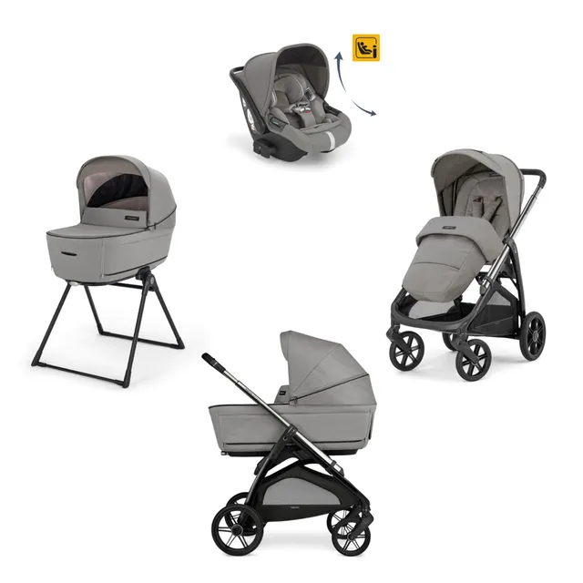 Inglesina Aptica System Quattro passeggino trio grigio 2025