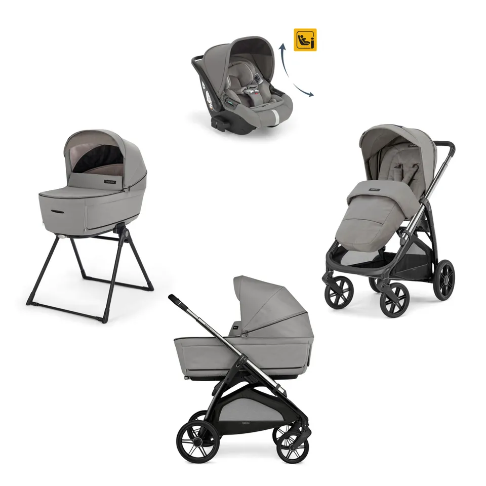 Inglesina Aptica System Quattro passeggino trio grigio 2025