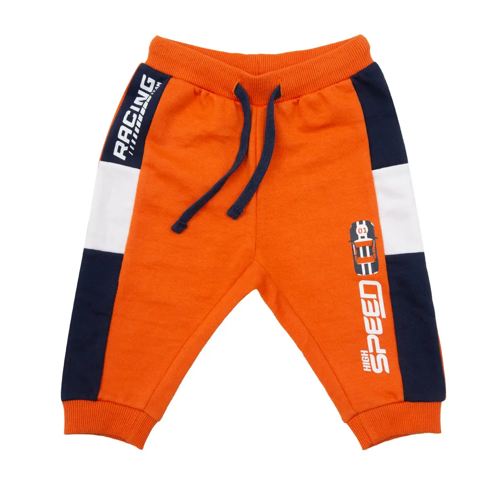 Toys Center Baby pantalone felpato bimbo arancione sportivo